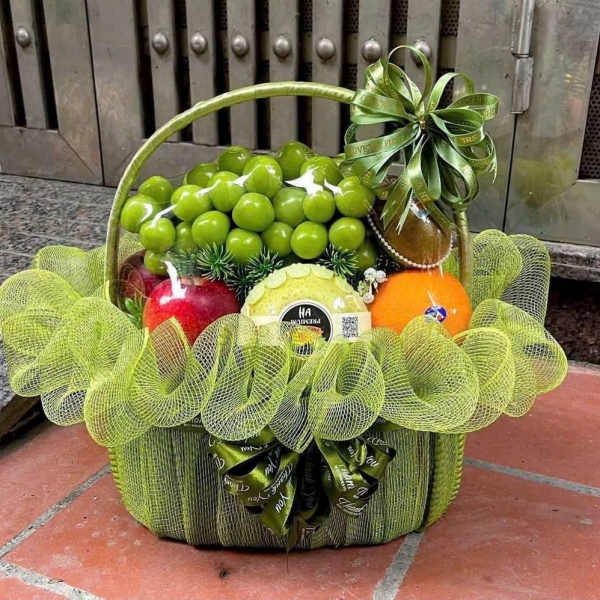 giỏ trái cây làm quà Cà Mau